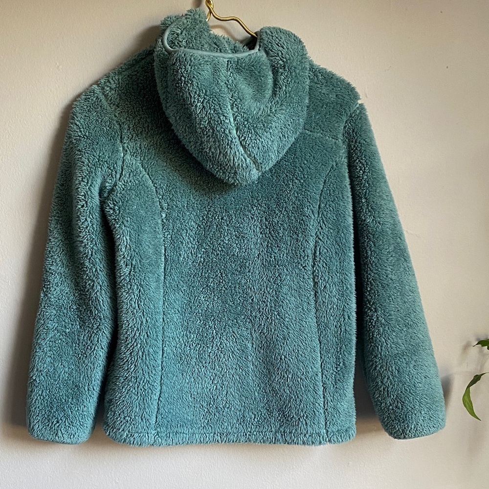 Reebok girls Teal Fleece Zip-Up Hoodie - Picture 8 of 10
